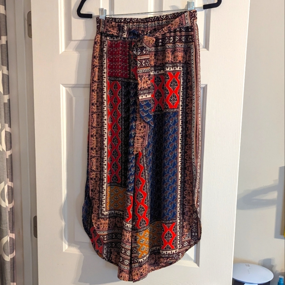 Umgee Flowy Wide Leg Pants